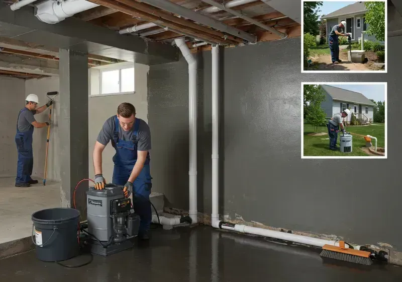 Basement Waterproofing and Flood Prevention process in Old Fig Garden, CA